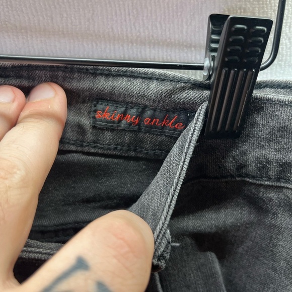 Earl Jeans Black Pearl Skinny Ankle Jeans Womens 14 Plus size stretch NWT 2241 - Picture 5 of 13